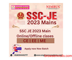 Best Coaching Classes for SSC JE 2023 mains exam Preparation?
