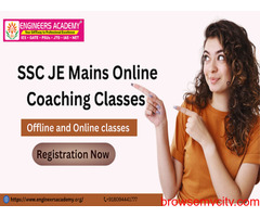 Which Online course is best for SSC JE Mains Live Classes
