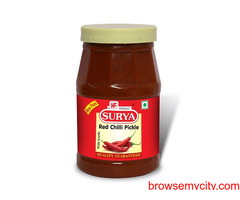 Buy Best Taste Red Chilli Pickle from Hyderabad South India