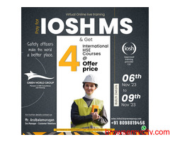 IOSH MS in Chennai take online course