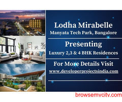 Lodha Mirabelle - Where Luxury Residences Meet High-Tech Living at Manyata Tech Park, Bangalore