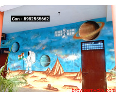 School Wall Painting Artist in Jaipur, Play School Wall Painting Service in Jaipur