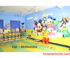 Nursery School Wall Painting Artist in Surat , Play School Wall Painting Service Surat