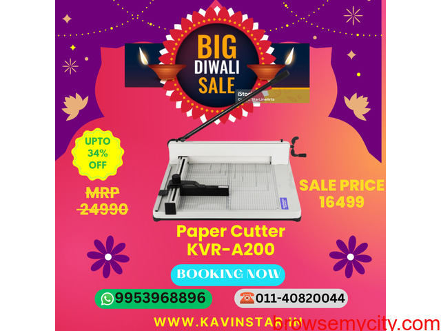 Kavinstar KVR-A200 Manual Paper Cutter Machine - 1/5
