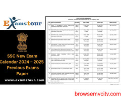 SSC Exam Dates 2024-2025 | Last Year Exam Paper