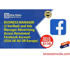 Buy Facebook Business Manager Account - Online Vision Digital Store