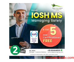 Enroll in IOSH MS Course and receive 5 HSE courses at exclusive prices!