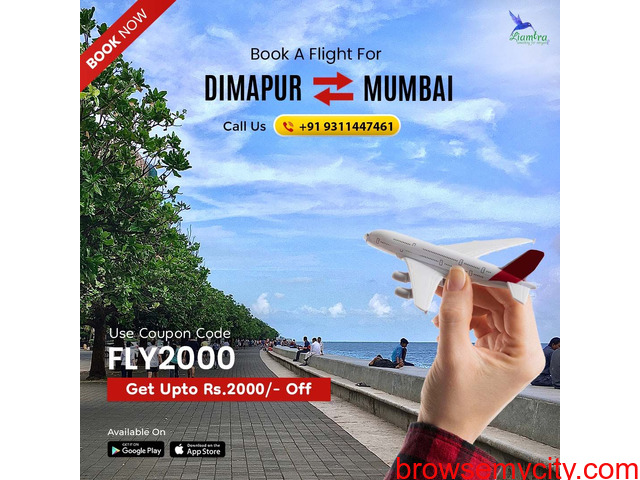 Dimapur to Mumbai Flight - Book And Get 40% OFF - 1/1