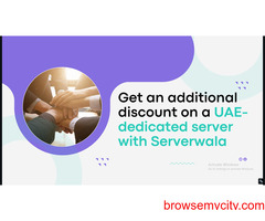 Get an additional discount on a UAE-dedicated server with Serverwala
