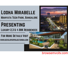 Lodha Mirabelle - Exquisite Luxury Residences at Manyata Tech Park, Bangalore's Epitome of Elegance