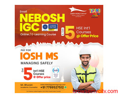 Nebosh IGC E-learning and IOSH MS courses!