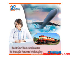 Get Excellent Medical Transportation Delivered by Falcon Train Ambulance in Patna
