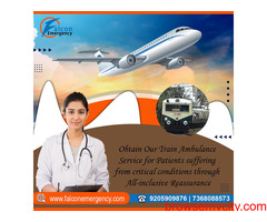 The Team at Falcon Emergency Train Ambulance in Guwahati is Available 24X7