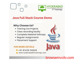 Java Full stack developer course in Hyderabad