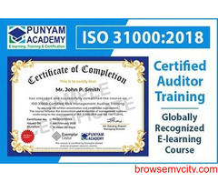 ISO 31000 Certification Consultancy