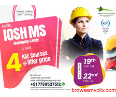 IOSH Managing Safely course and get 4 course Offer