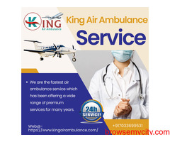 Air Ambulance Service in Agra by King- Well Furnished with a Modern Medical Setup