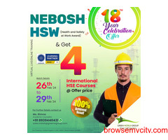 Nebosh HSW Health and safety course at offer Price!