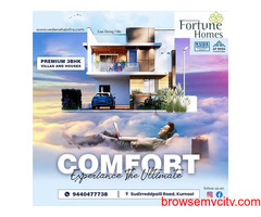 Exclusive 3BHK and 4BHK Duplex Villas with home theater Kurnool || Vedansha Fortune Homes