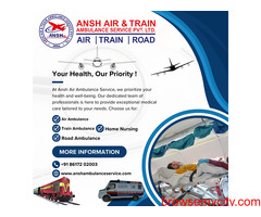 Ansh Train Ambulance in Ranchi with Comprehensive Medical Support