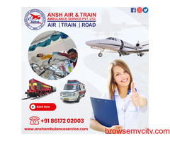 Ansh Air Ambulance Service in Patna - Quick Transfer of the Sufferer with a Doctor