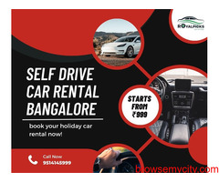 Self drive car rental in Bangalore