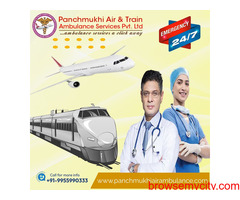 Panchmukhi Train Ambulance in Guwahati - Availability of skilled Intensives