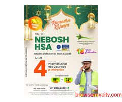 Nebosh HSW Ramadan offer at Green world group