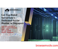 Get Top-Rated Serverwala’s Dedicated Server Hosting in Singapore