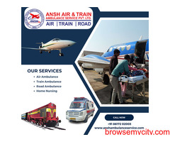 Ansh Train Ambulance in Ranchi with a Highly Experienced Medical Crew