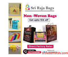 Colorful D-Cut Printed Bags Suppliers  || Sri Raja Bags