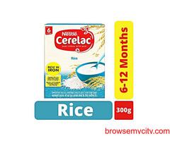 Nestle Cerelac Baby Cereal with Milk & Rice 300g