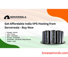 Get Affordable India VPS Hosting from Serverwala - Buy Now