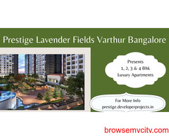 Prestige Lavender Fields Whitefield  – New Residential Project In Bangalore
