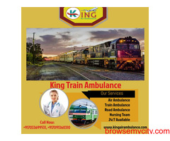 Hire King Train Ambulance Services in Delhi with World-class Medical Team