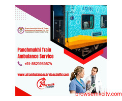 Select Panchmukhi Train Ambulance Service in Patna