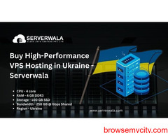 Buy High-Performance VPS Hosting in Ukraine - Serverwala