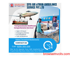 Siya Air Ambulance Service in Ranchi with Highly Experienced and Expert Medical Crew