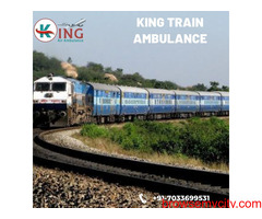 Get King Train Ambulance Services in Kolkata for Advanced Ventilator Facilities