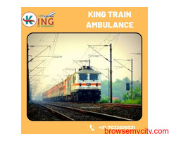 Choose King Train Ambulance Services in Delhi with Hi-tech Medical Equipment