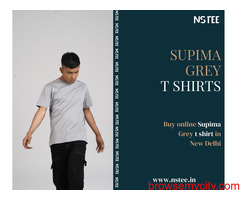 grey t shirts for men