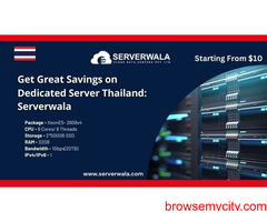 Get Great Savings on Dedicated Server Thailand: Serverwala