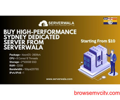 Buy High-Performance Sydney Dedicated Server from Serverwala