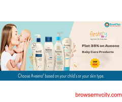 Enjoy Flat 35% on Aveeno Baby Care Products