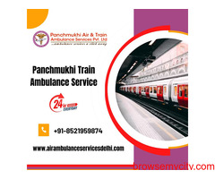 Select Panchmukhi Train Ambulance Services in Dibrugarh w