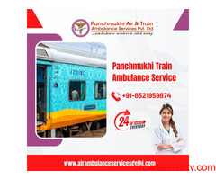 Use Immediate Patient Transfer by Panchmukhi Train Ambulance Services in Raipur