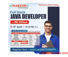 Full Stack Java Developer Online Training In NareshIT