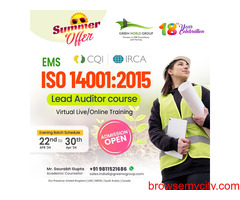 IRCA /CQI Lead auditor EMS course in Delhi