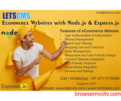 Node.js Ecommerce Website Development & Customization | Build an eCommerce website in Node.js