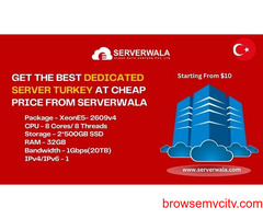 Get the Best Dedicated Server Turkey At Cheap Price From Serverwala